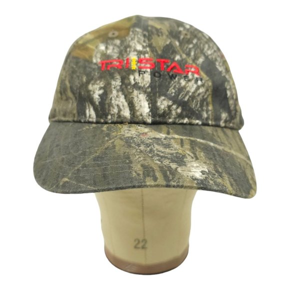 Tri Star Power Camo Hunting Strapback Cap Trucker Hat Chipola New Without Tags - Picture 9 of 13